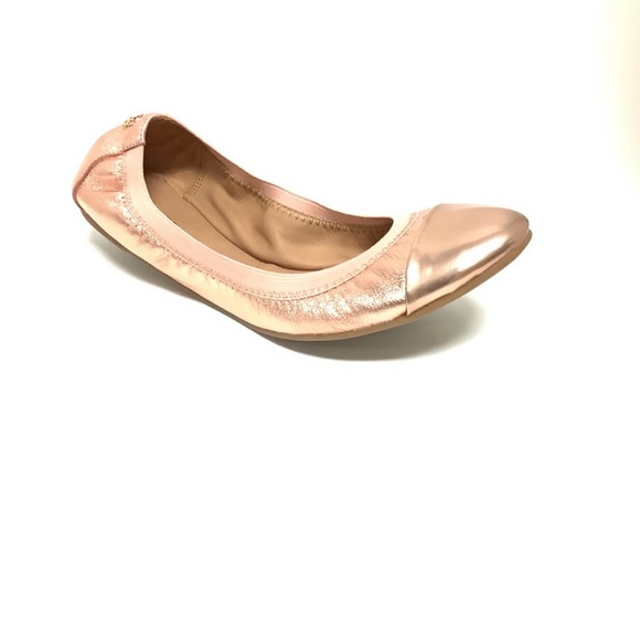 Coach Dalia cap toe Rose Gold Flats 9 - Picture 4 of 6